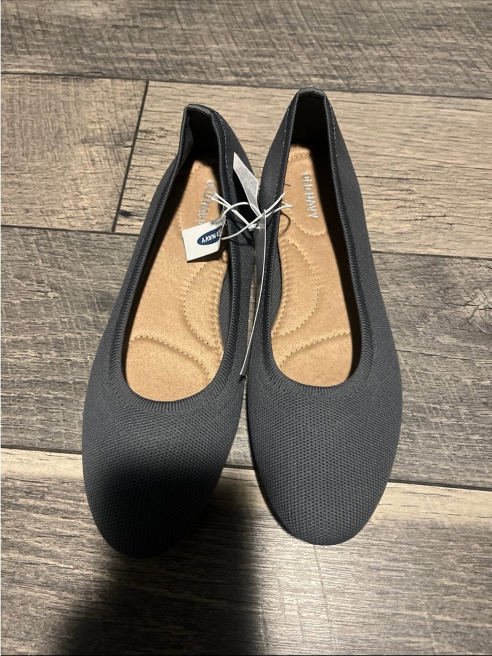 Old Navy Gray Comfort Ballet Flats - Cushioned Everyday Slip-Ons